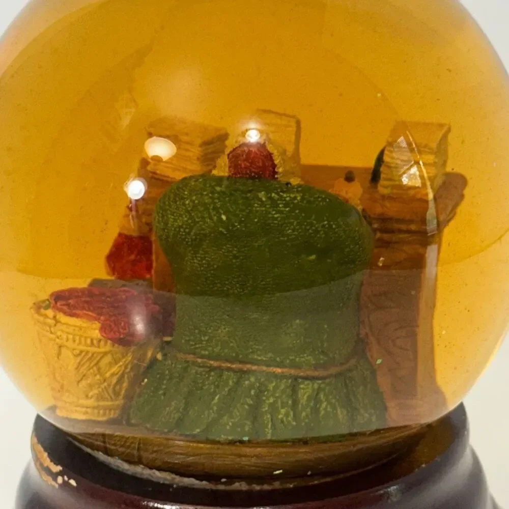 Christmas Snow Globe with Santa’s Workshop